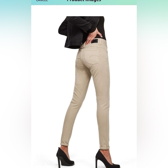 G star Raw-LYNN MID WAIST SKINNY JEANS caramel Color - Picture 11 of 12
